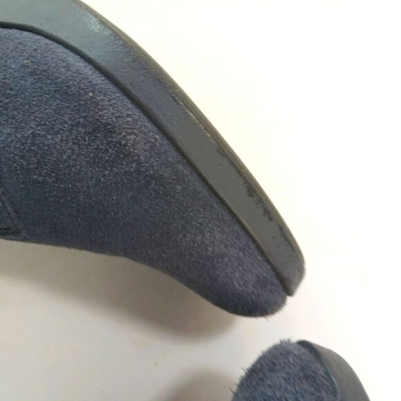 Crocs Womans Leigh Suede Wedge Bootie Gray Women 10 Lace-up 2.5 inch Heel....... - Picture 14 of 14